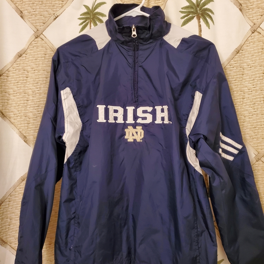 Adidas Notre Dame youth windbreaker